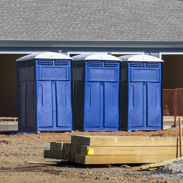 is there a specific order in which to place multiple portable restrooms in Townsville NC